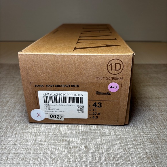 VIVAIA Almond-Toe Bow Flats (Tiana) EU 43/ US 11 - Picture 9 of 10